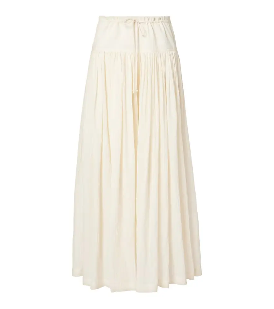 The Row Berenice cotton muslin wide-leg pants