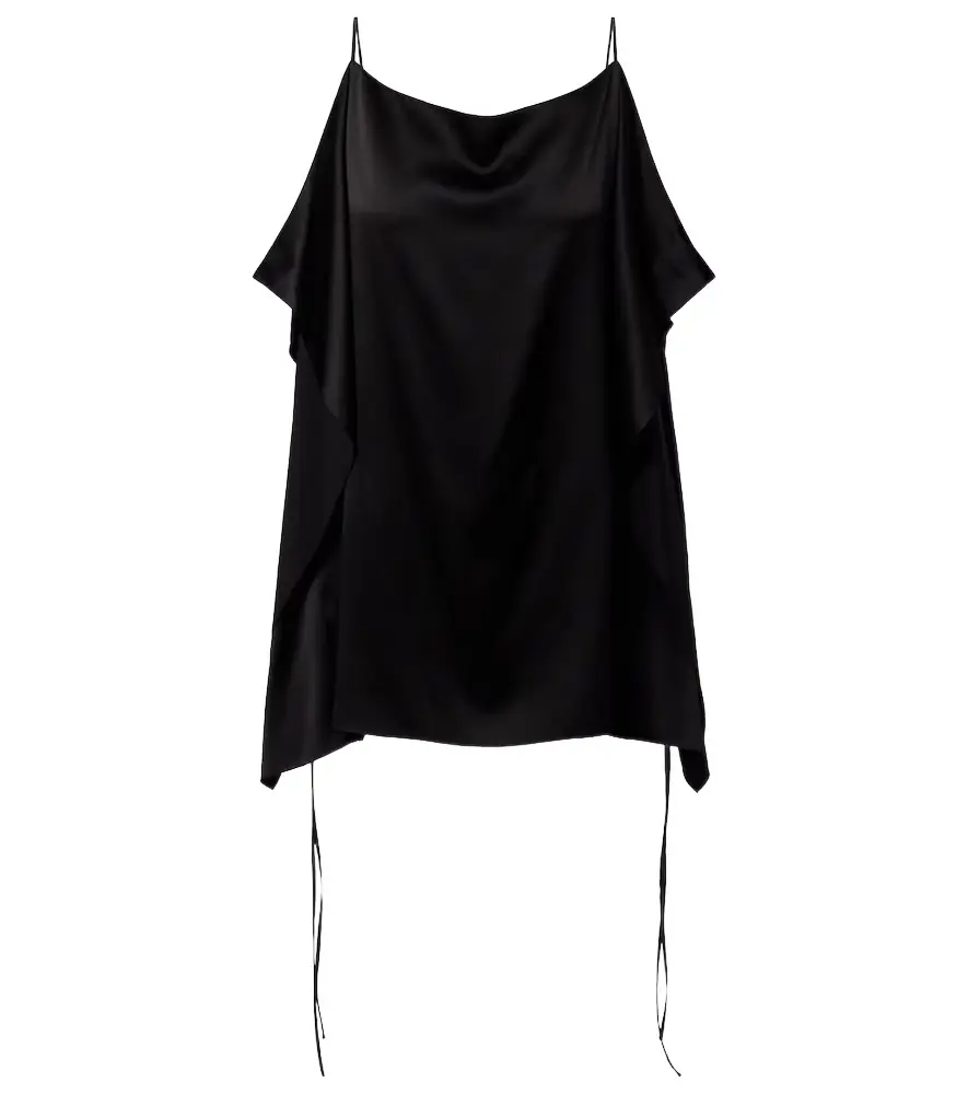 The Row Koray silk top
