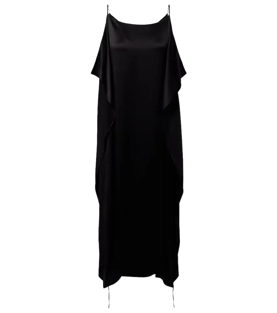 The Row Kylo ruffled silk maxi dress