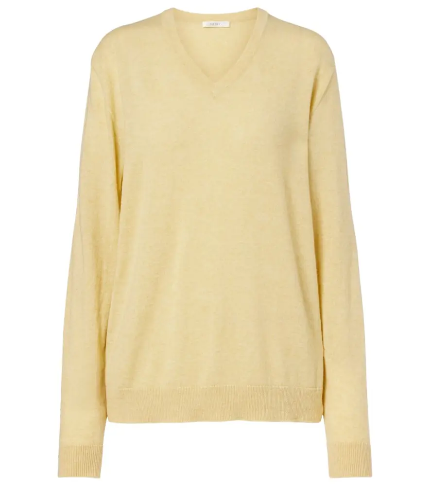 The Row Nian cashmere top