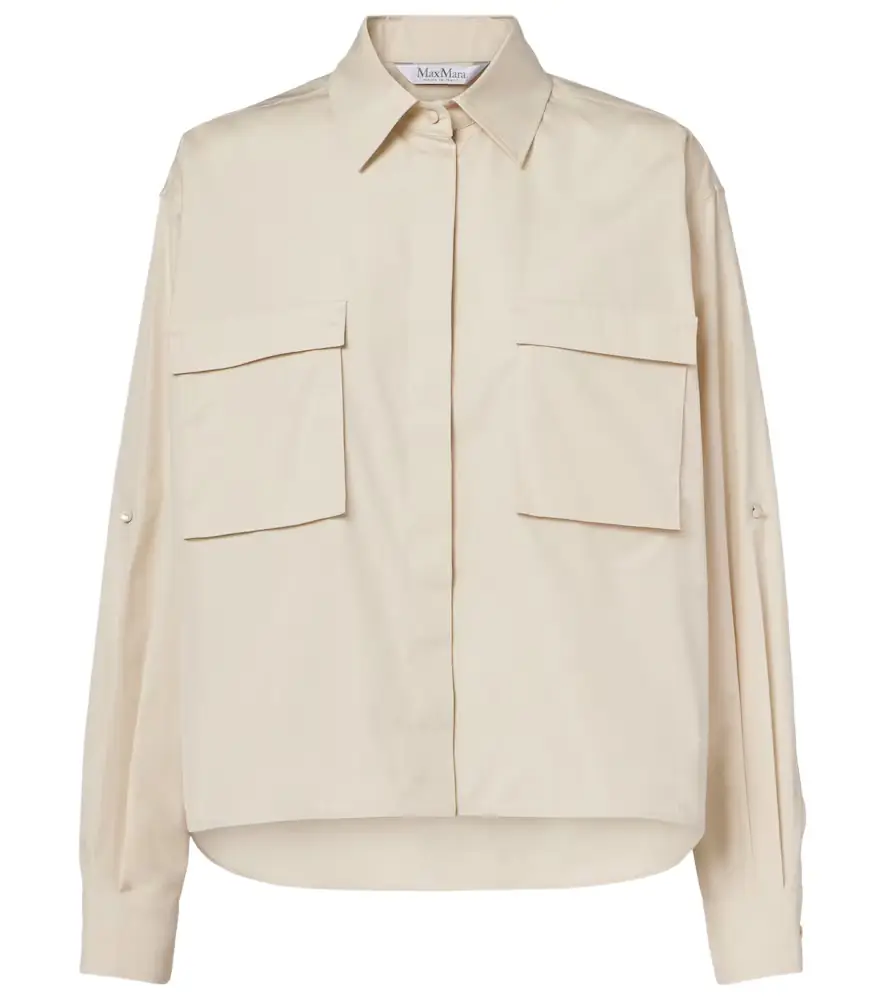Max Mara Tenue cotton poplin shirt