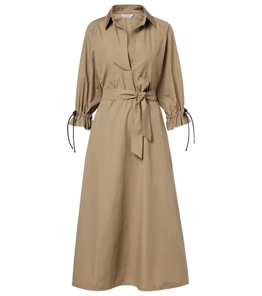Max Mara Mirto cotton midi dress