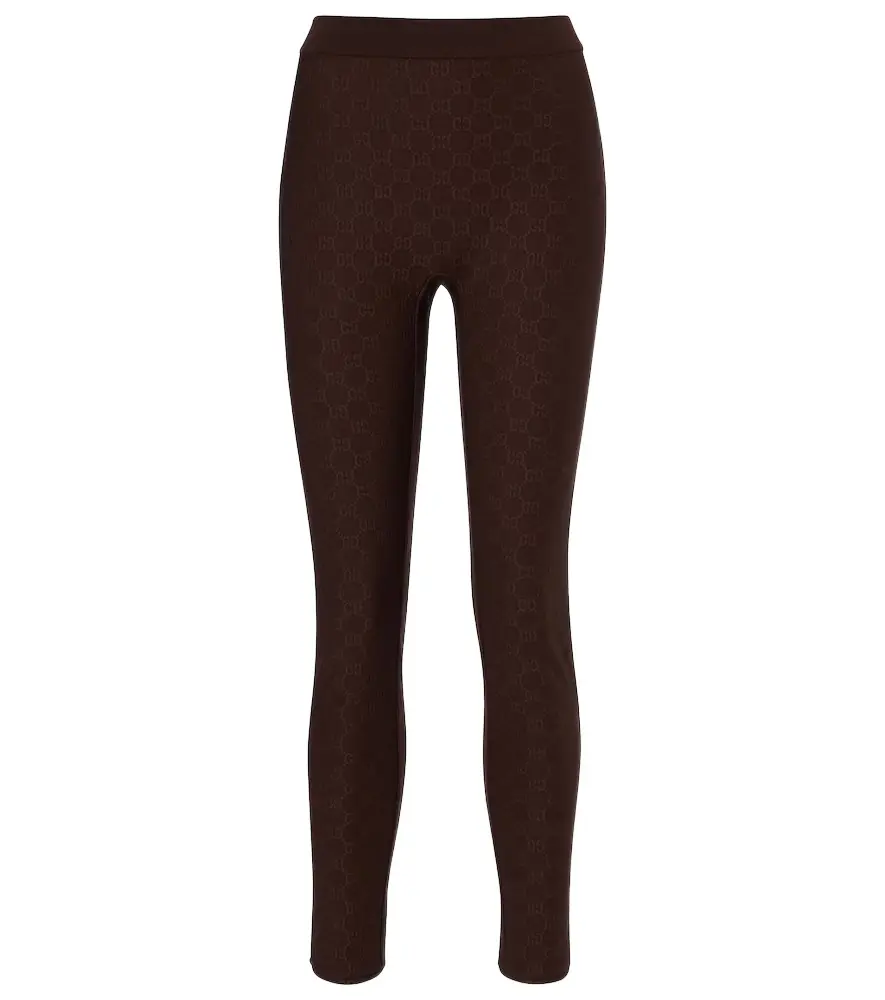 Gucci GG jersey jacquard leggings