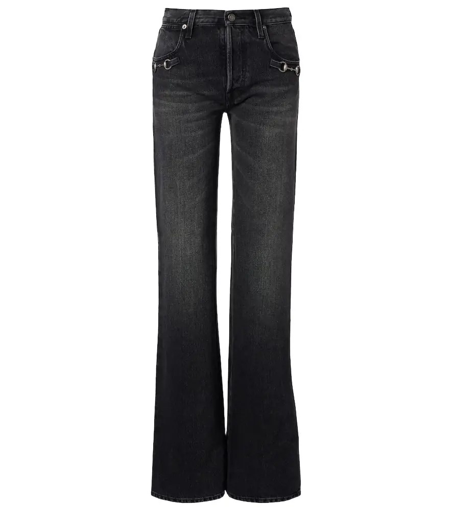 Gucci Horsebit wide-leg jeans