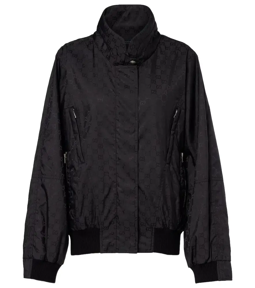 Gucci GG cotton-trimmed jacket