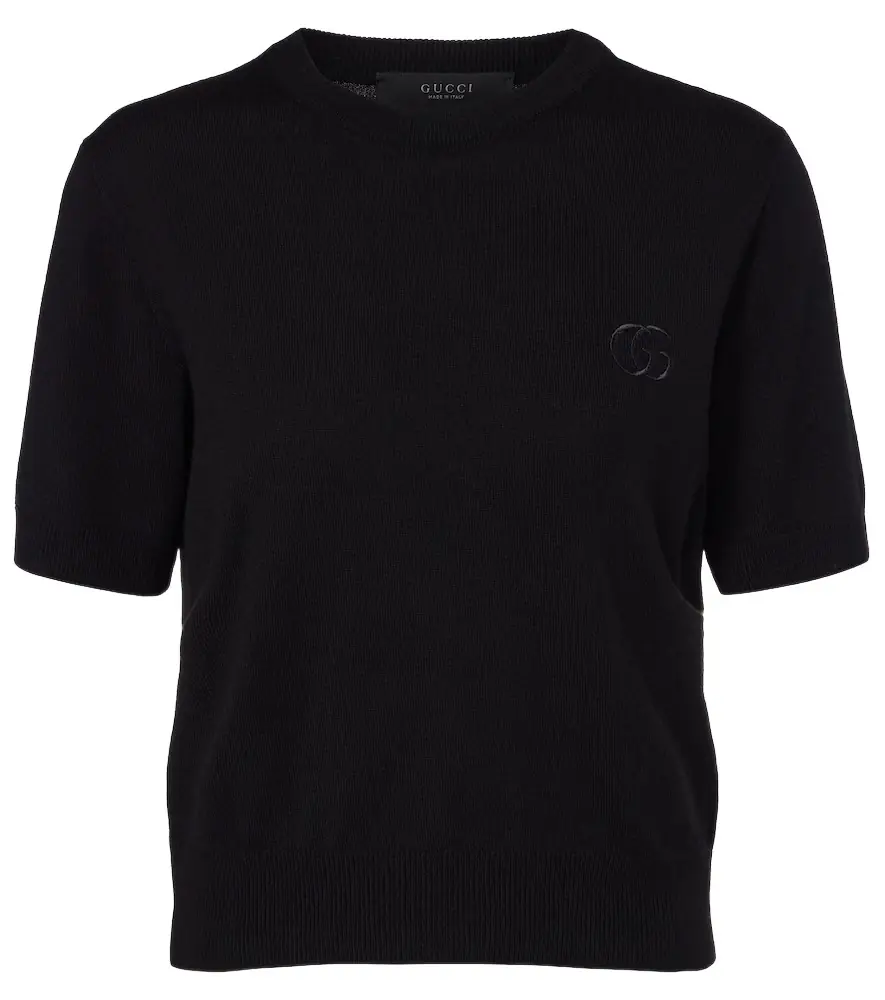 Gucci Double G wool top