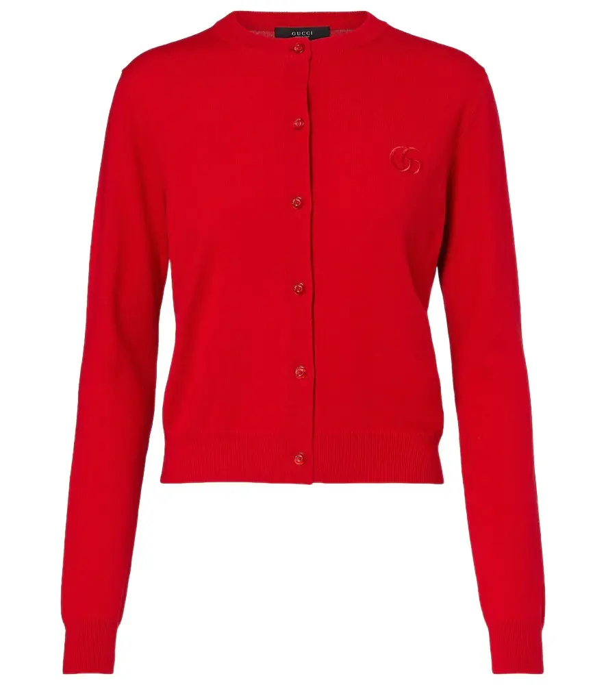 Gucci Double G wool cardigan