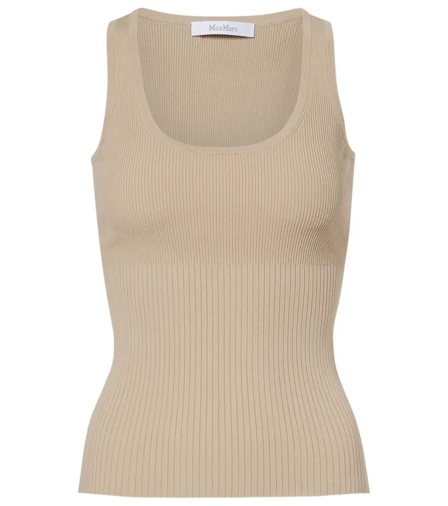 Max Mara Ribbed-knit tank top