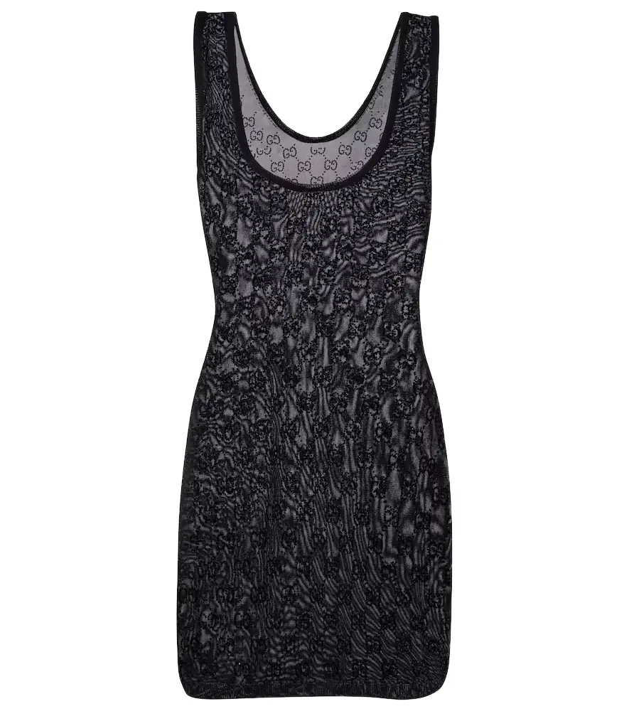 Gucci GG embellished minidress