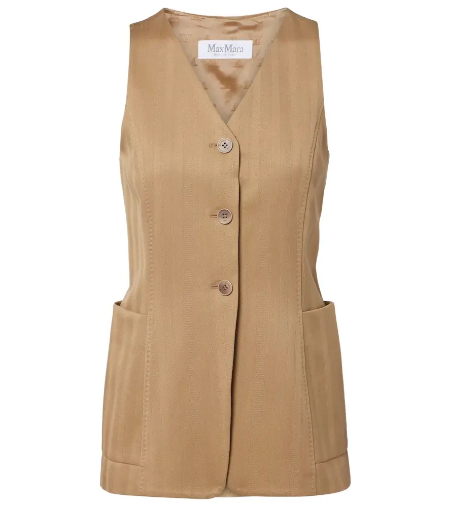 Max Mara Falla cotton vest