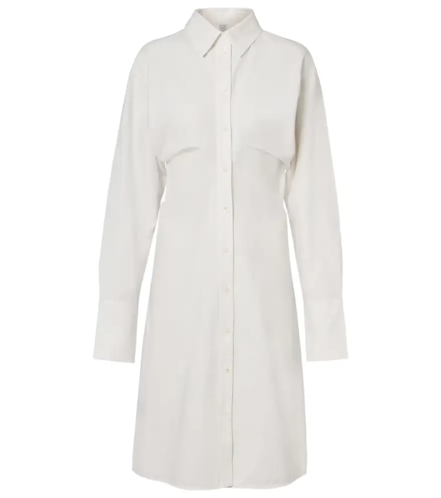 Toteme Cotton and linen shirt dress
