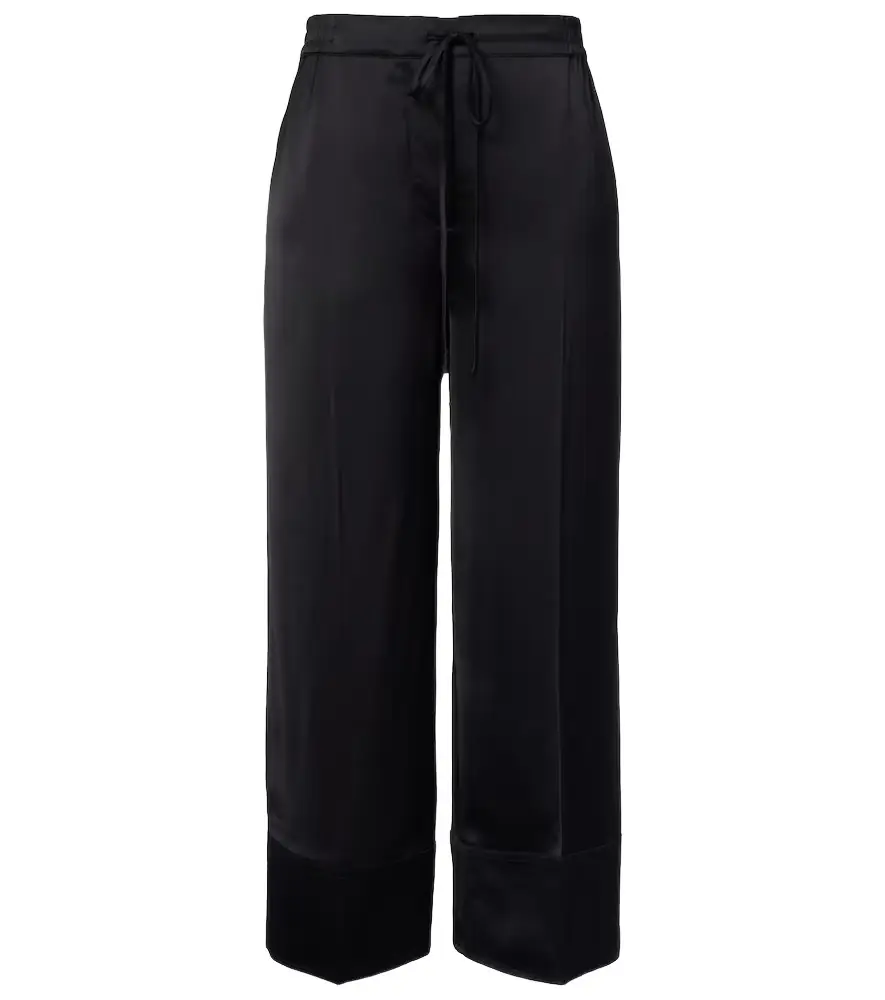 Toteme Satin wide-leg pants