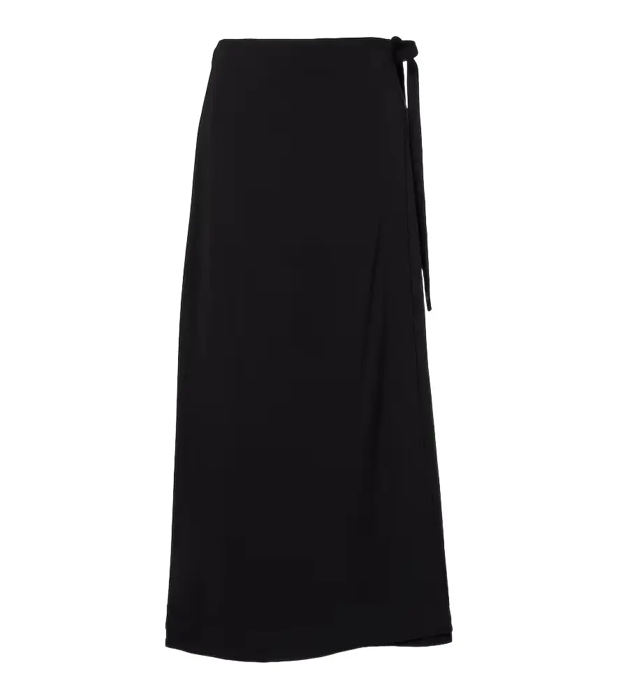 Toteme Jersey wrap skirt