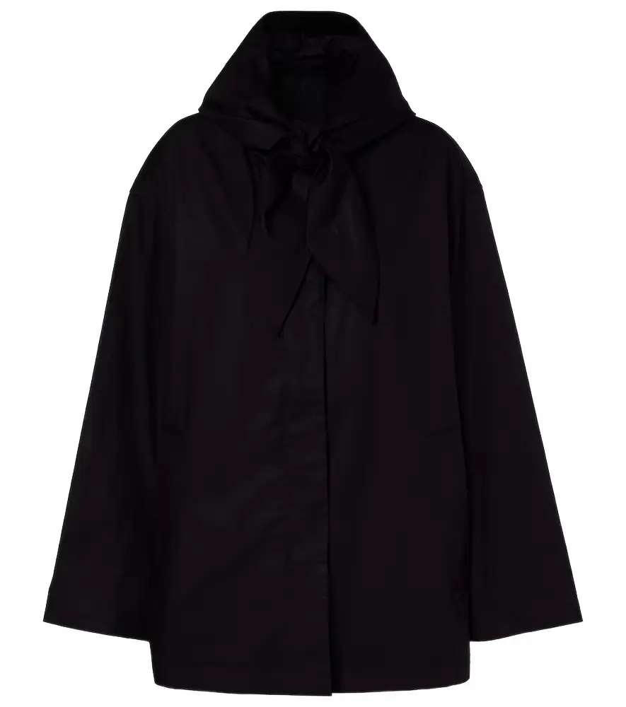 Toteme Scarf-detail cotton jacket