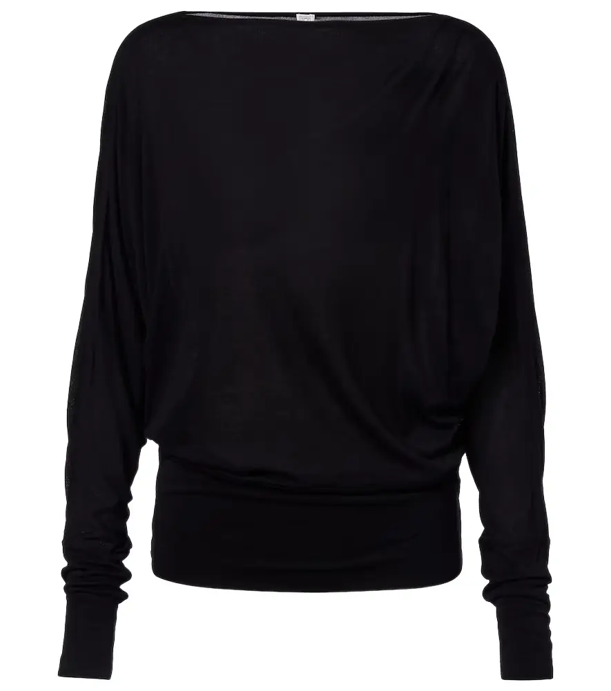 Toteme Draped jersey top