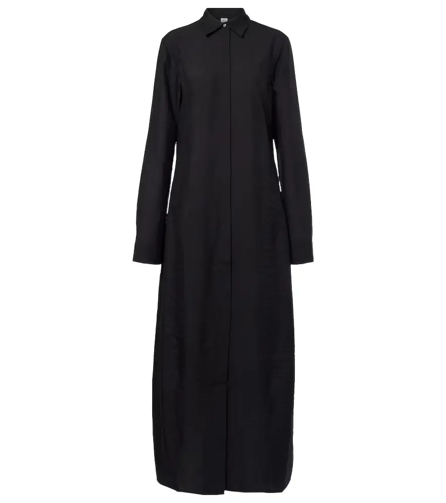 Toteme Silk-blend shirt dress