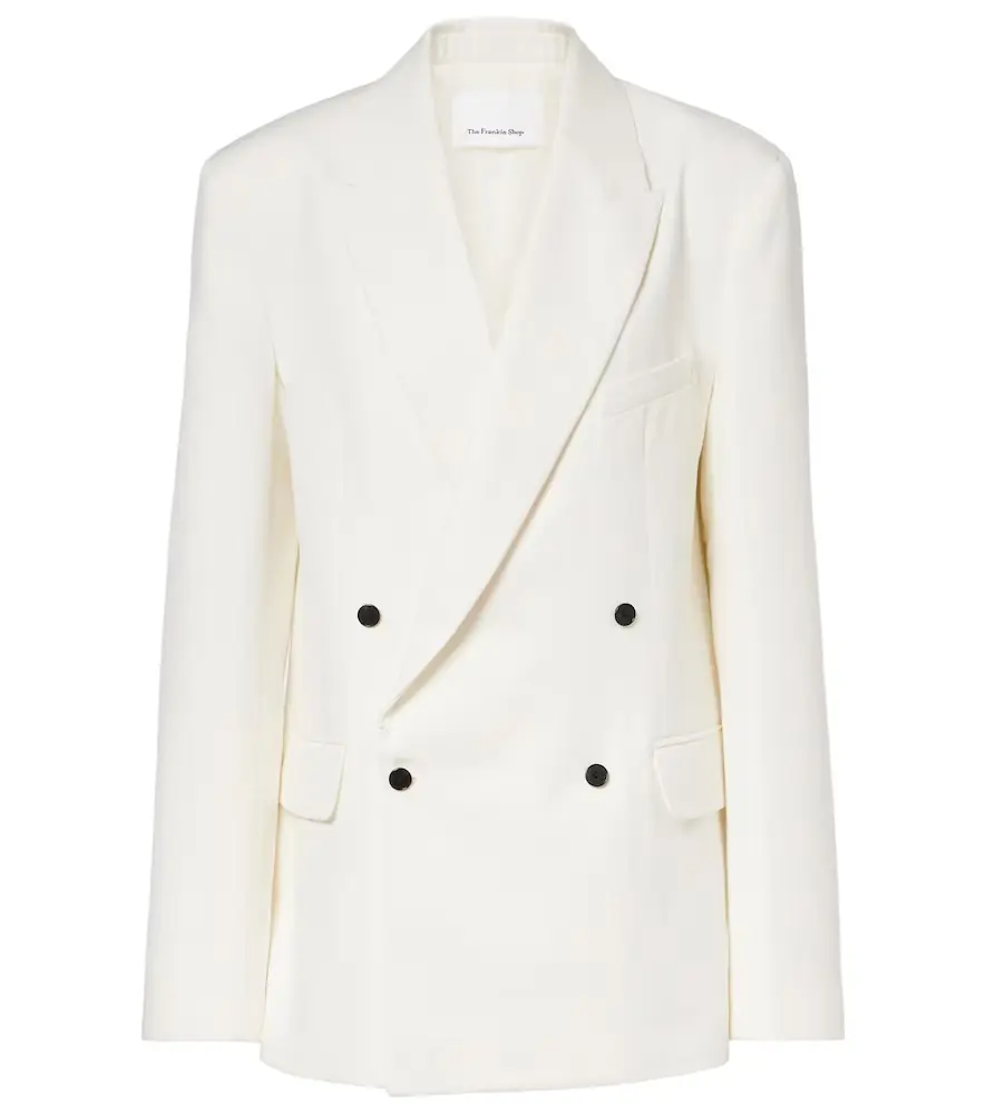The Frankie Shop Newark double-breasted blazer