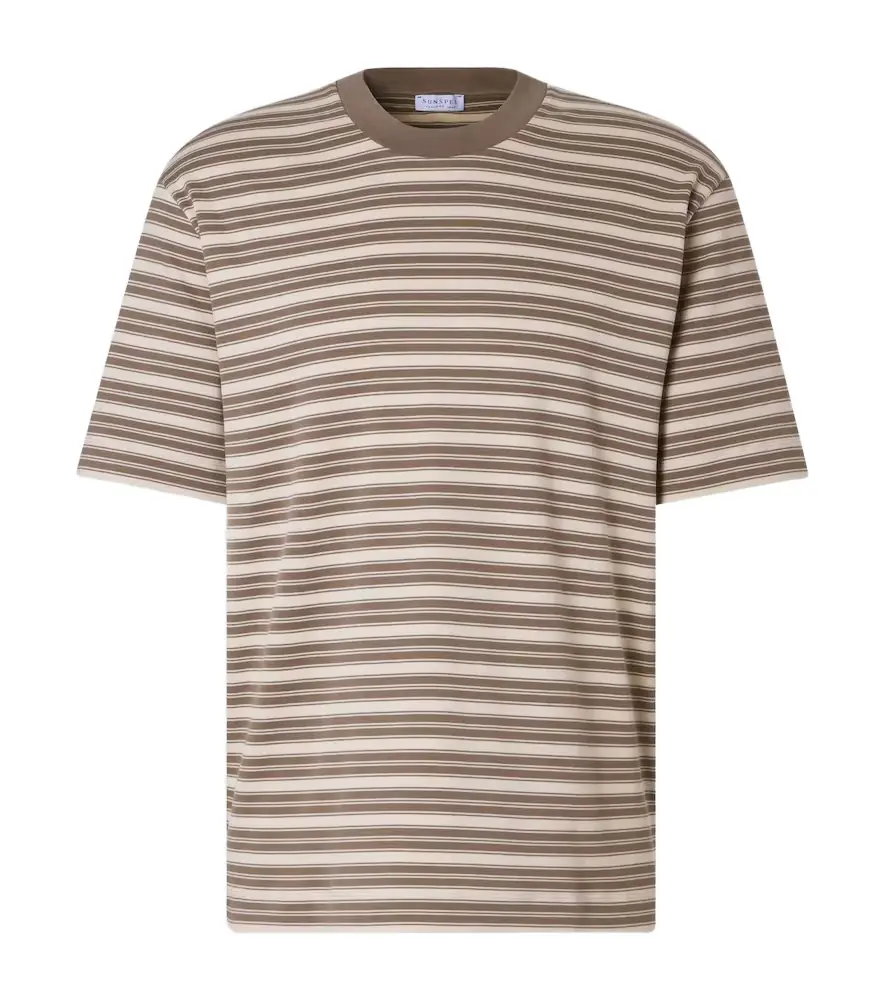 Sunspel Striped cotton jersey T-shirt