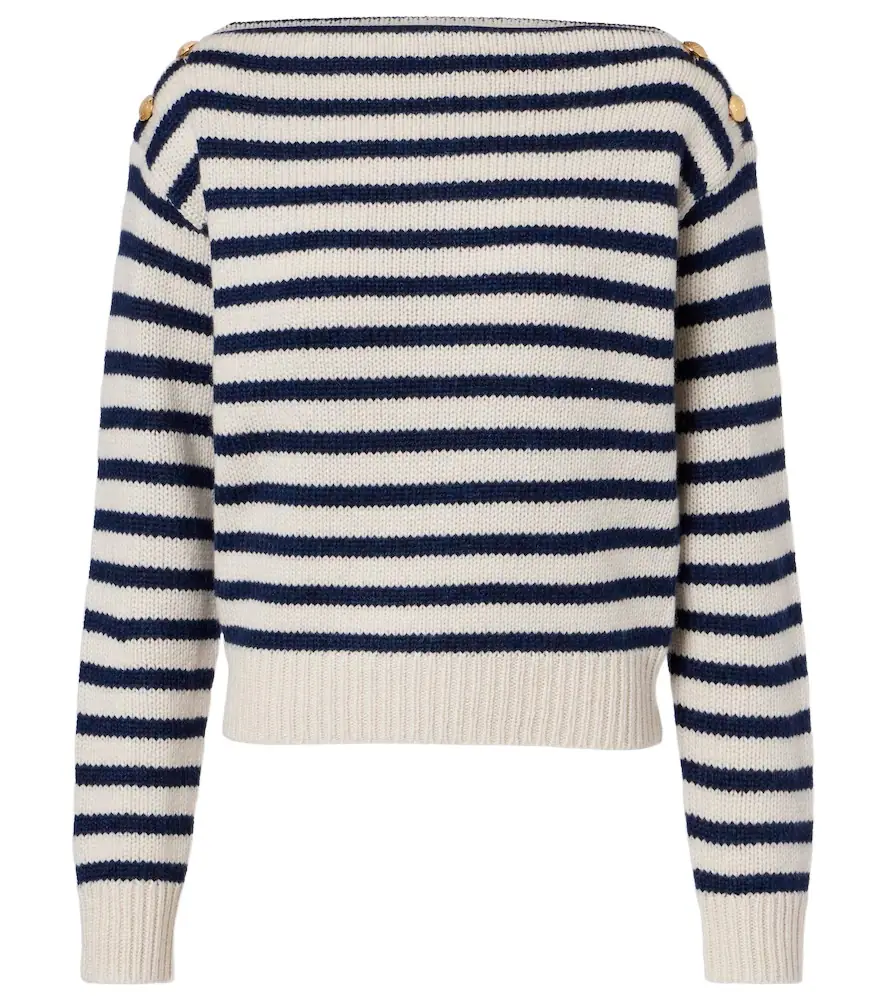 Nili Lotan Tandy striped cashmere sweater