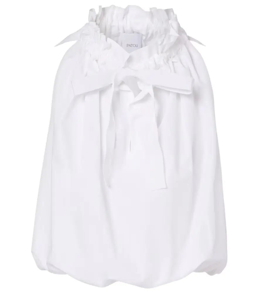 Patou Gathered cotton top