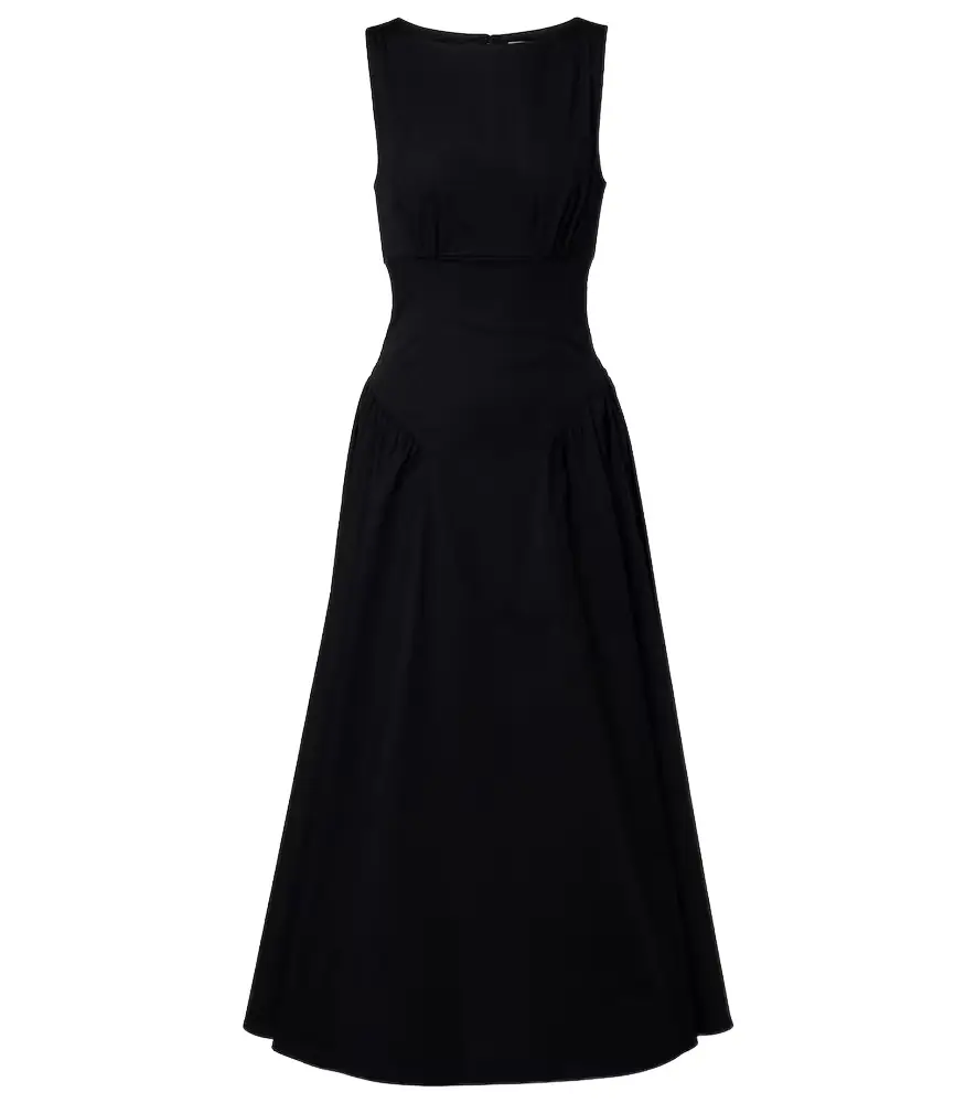 Staud Gwen cotton midi dress