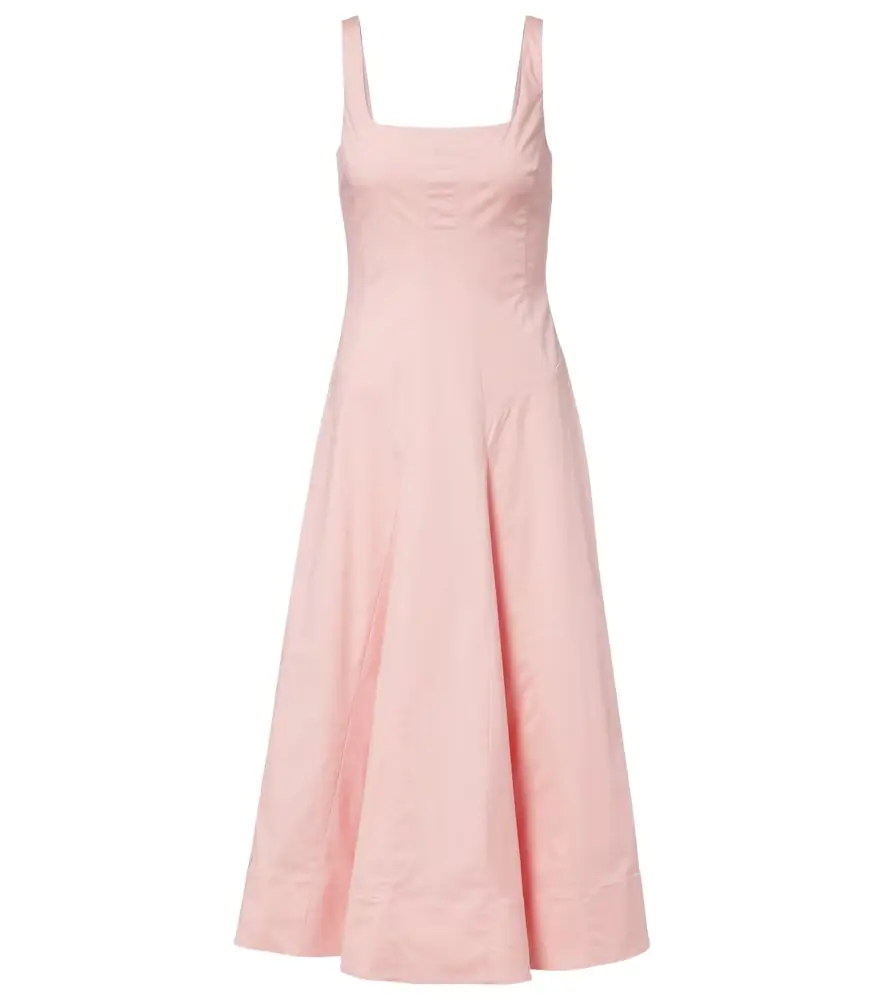 Staud Willow cotton midi dress