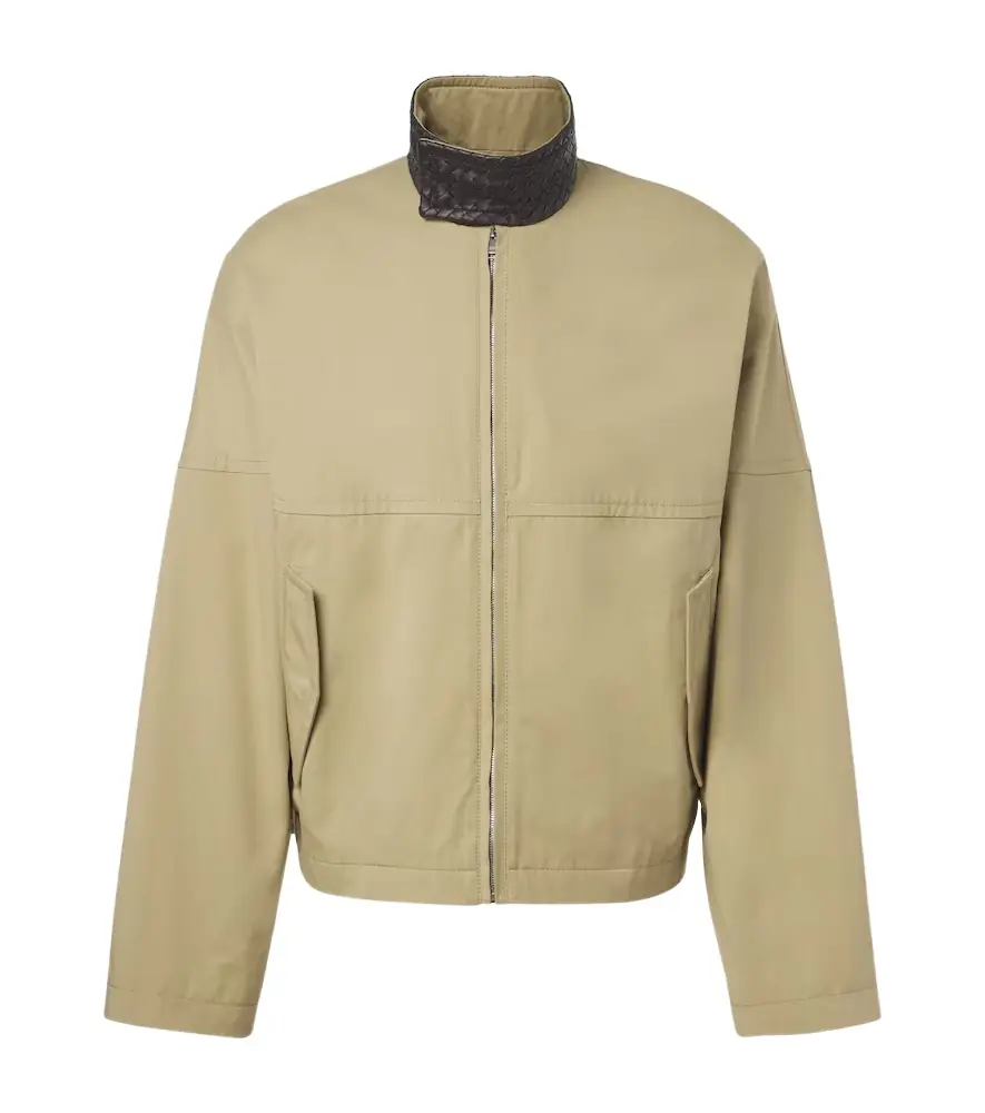 Bottega Veneta Intrecciato cotton blouson jacket