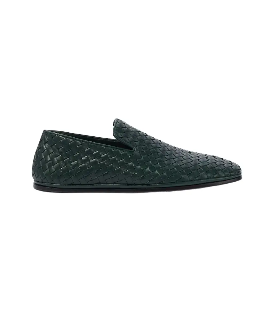 Bottega Veneta Palazzo Intrecciato leather loafers