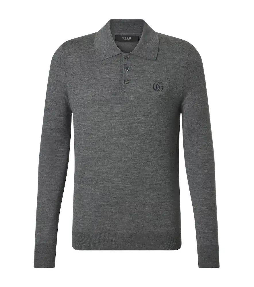 Gucci Double G wool polo sweater