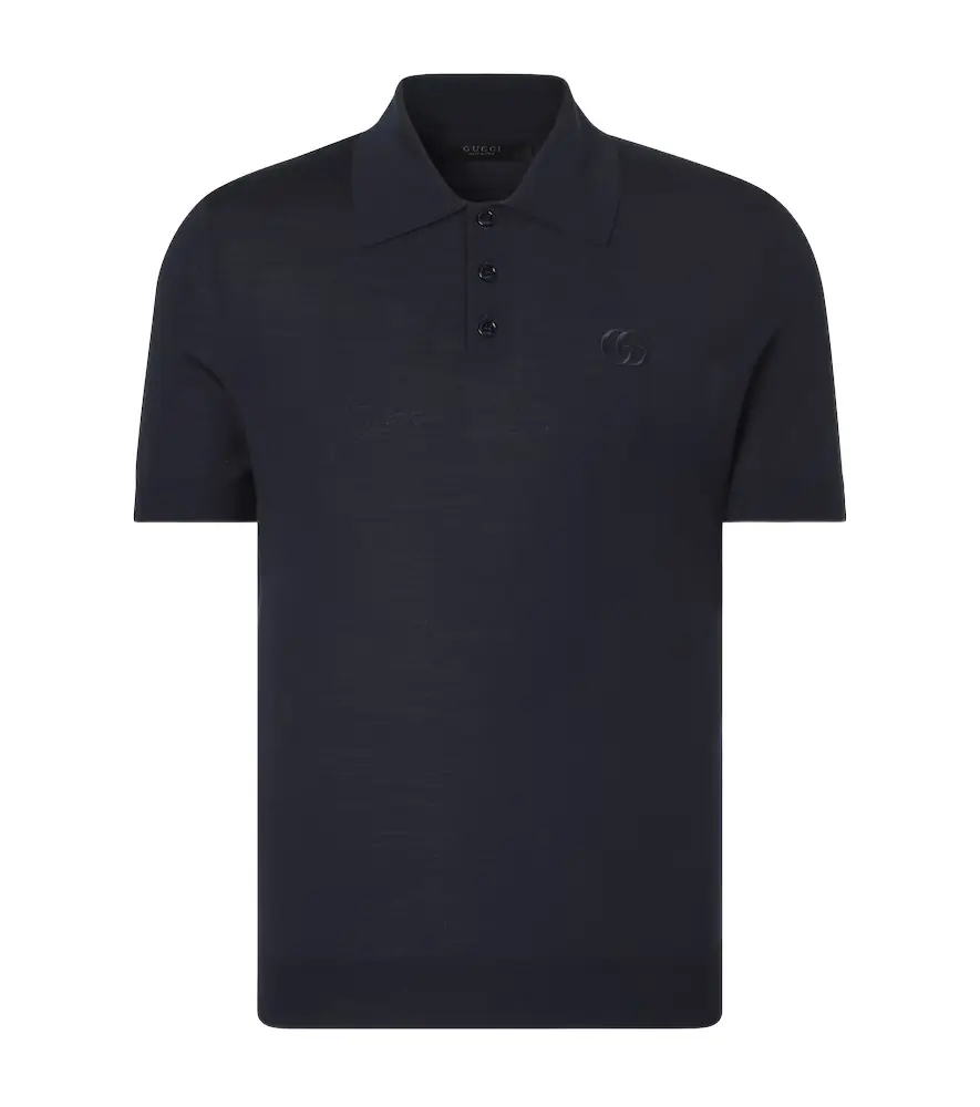 Gucci Double G wool polo shirt