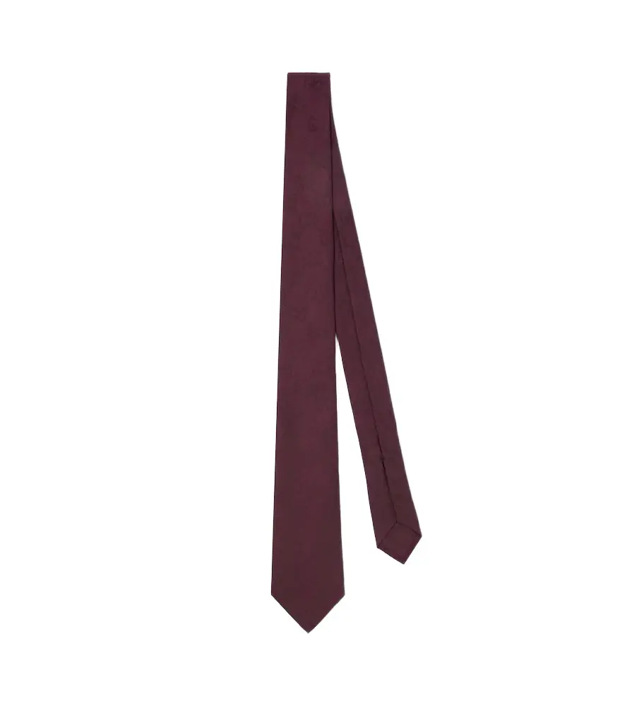 Gucci GG cotton and silk jacquard tie