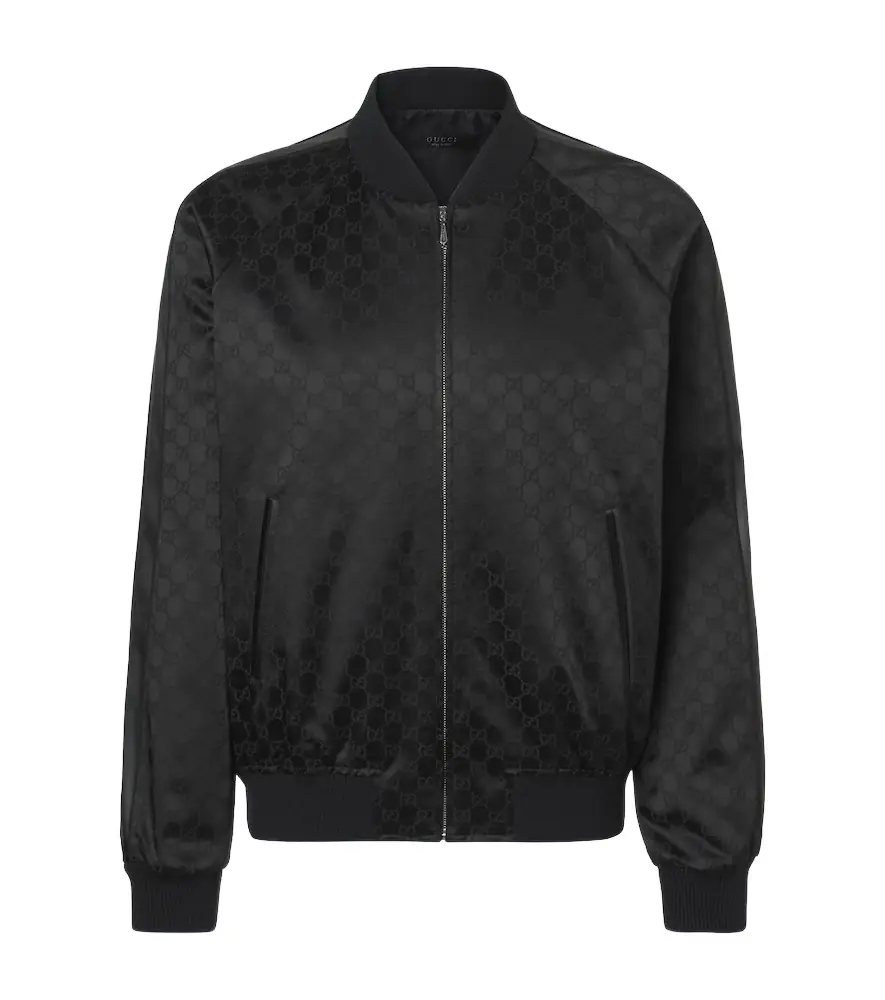 Gucci GG cotton-blend satin jacket