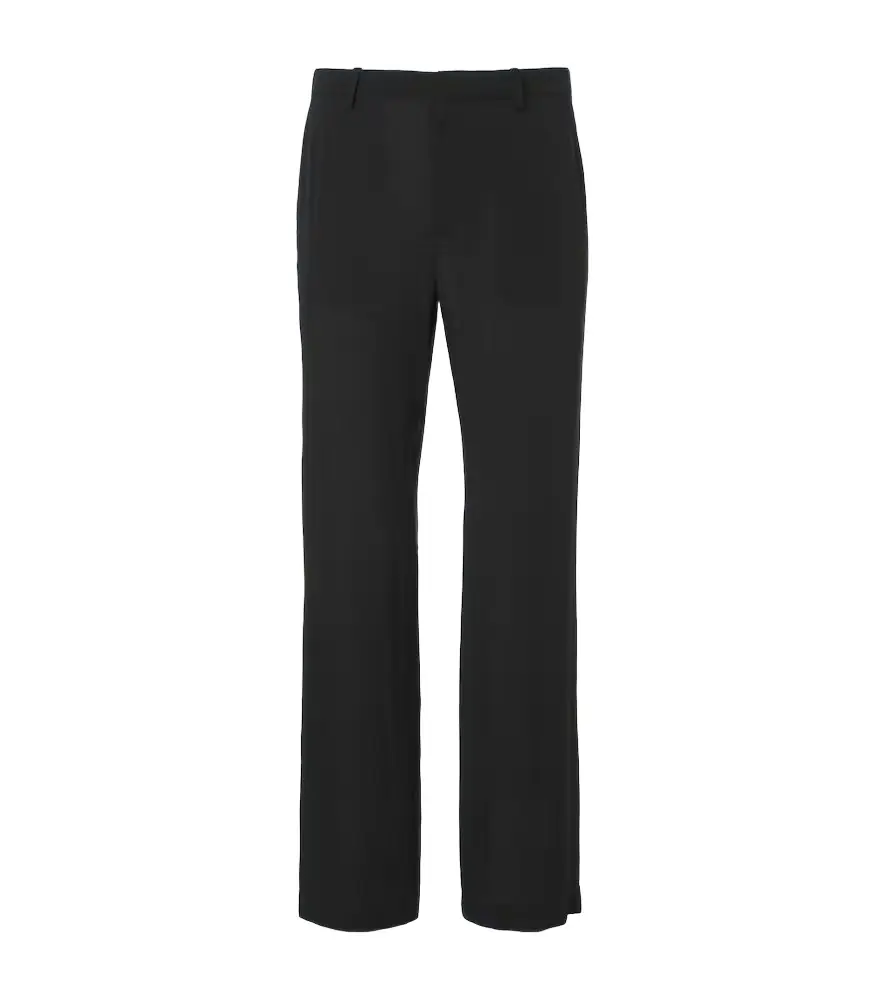 Gucci Silk satin georgette wide-leg pants