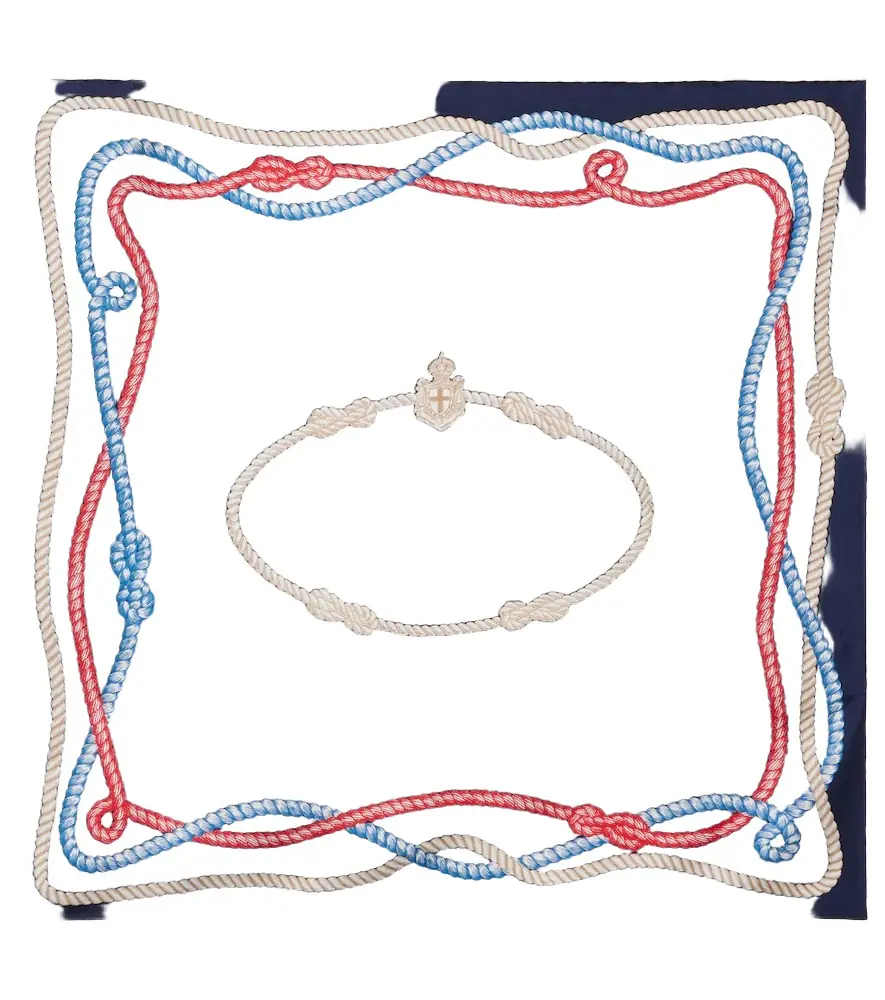 Prada Printed silk twill scarf