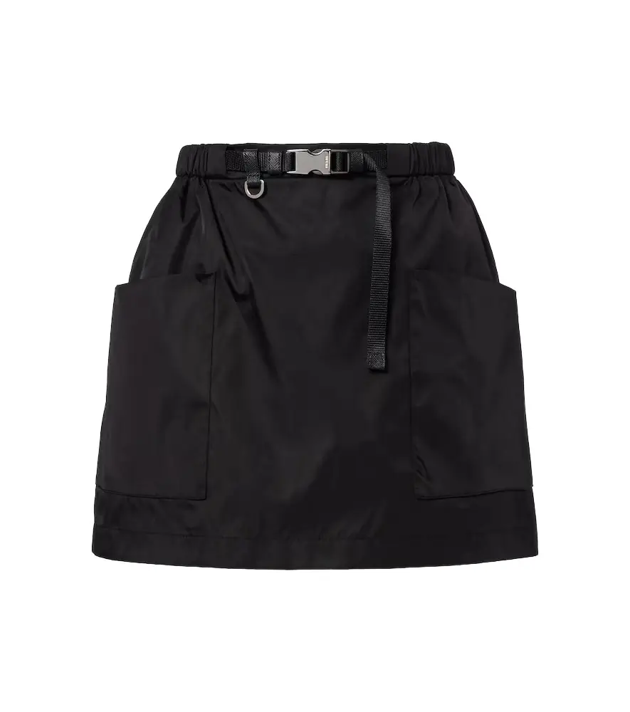 Prada Re-Nylon belted miniskirt