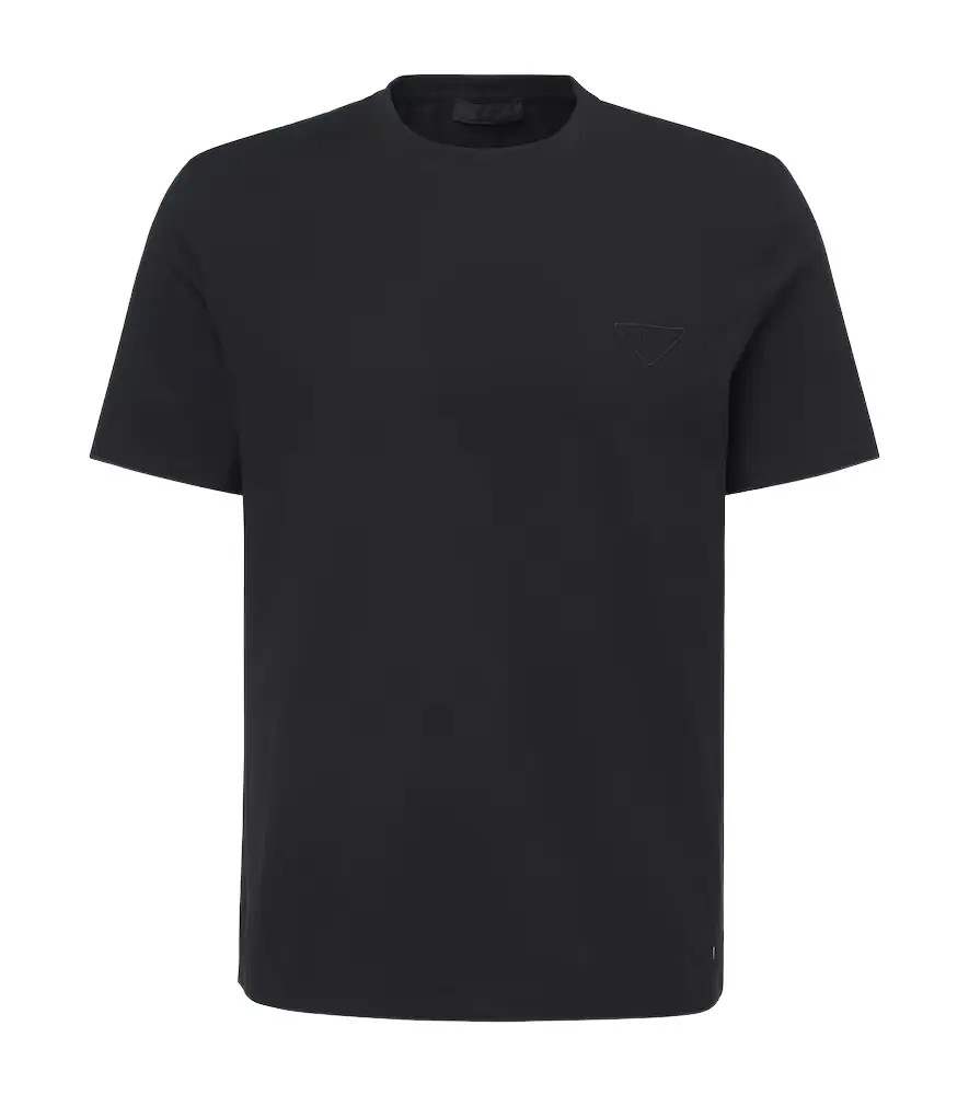 Prada Cotton-blend jersey T-shirt