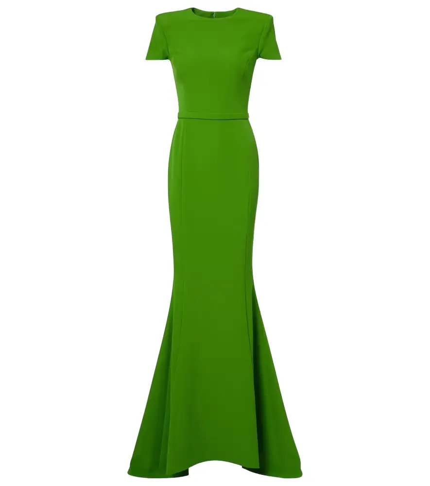 Safiyaa Parker crêpe gown