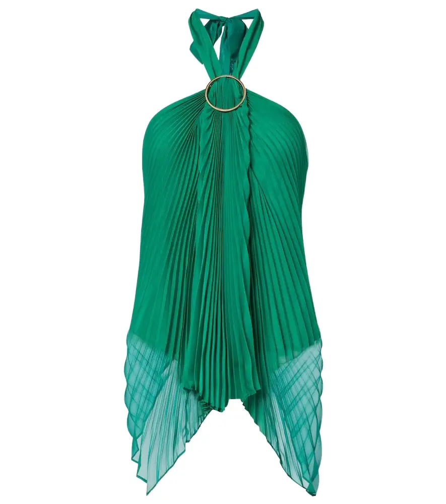 Max Mara Valzer pleated top
