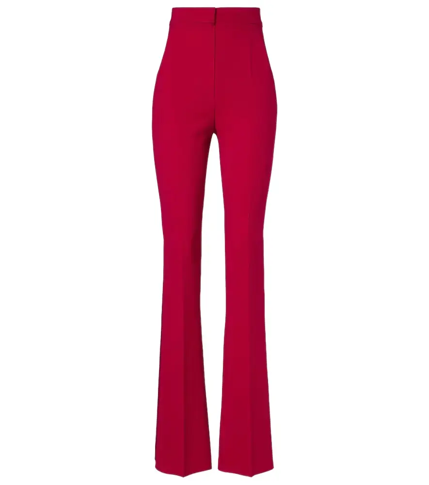 Max Mara Ecrine cady flared pants