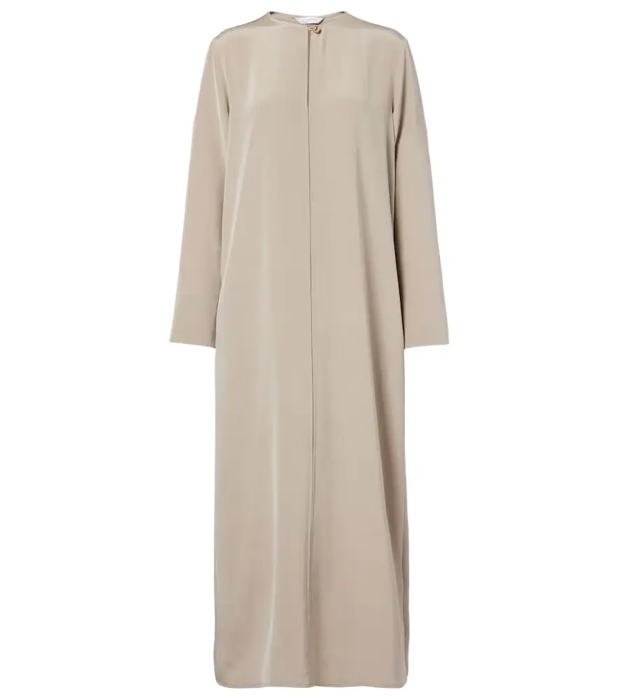Max Mara Unghia silk-blend midi dress