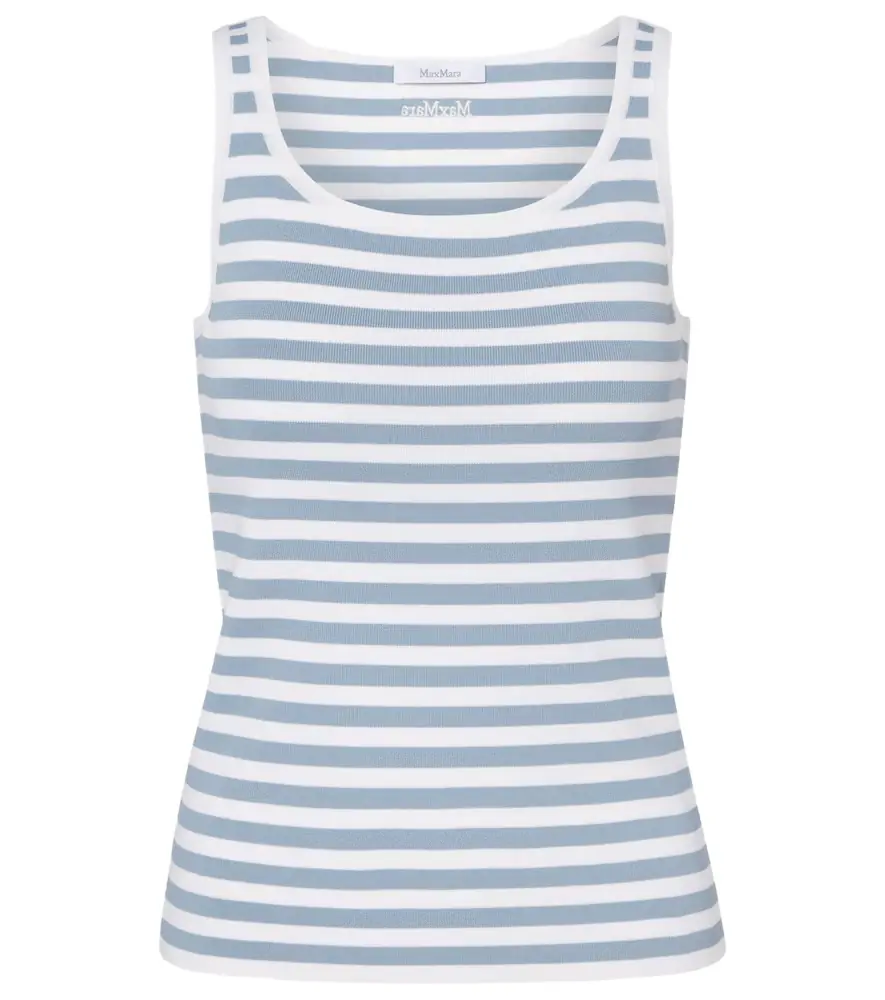 Max Mara Cippo striped tank top