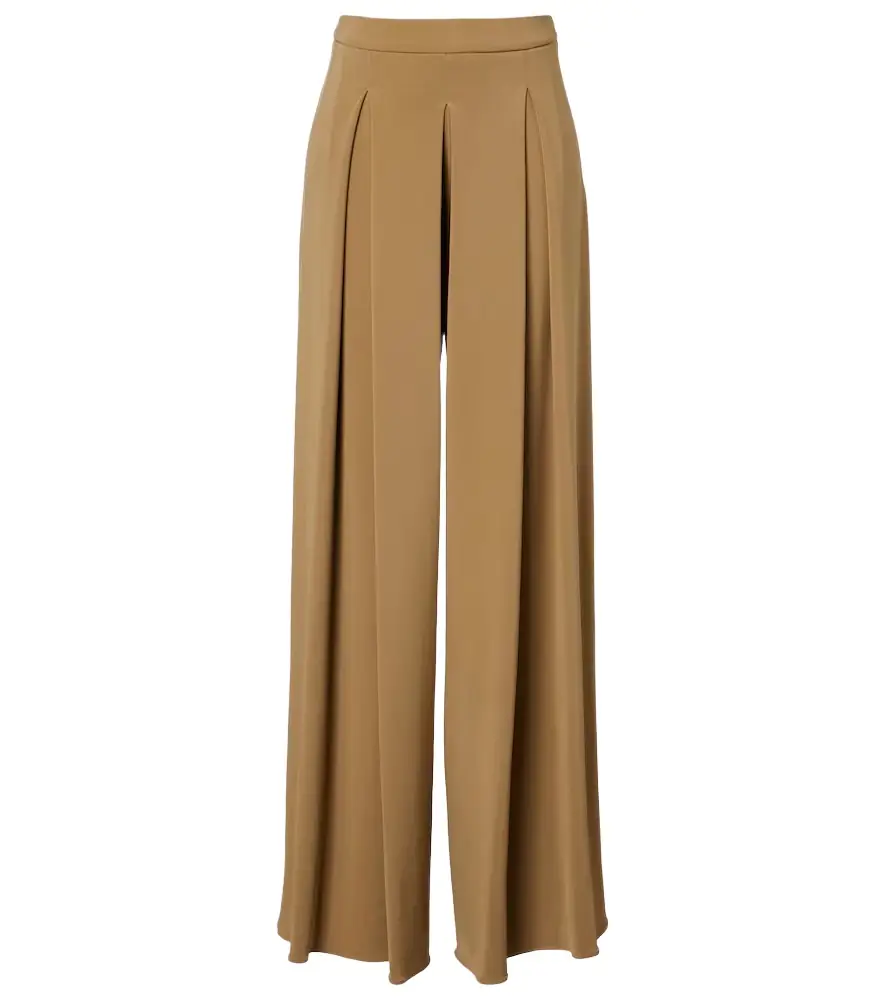 Max Mara Pleated wide-leg pants