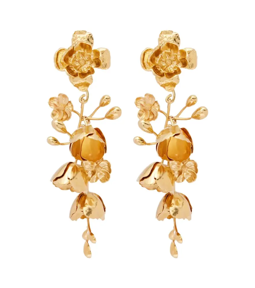 Chloe Chloé Chloé Bouquet floral drop earrings