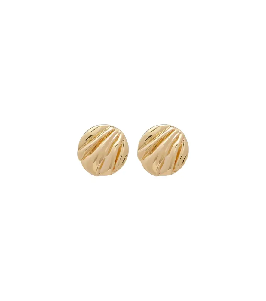 Chloe Chloé Chloé Pleats clip-on earrings