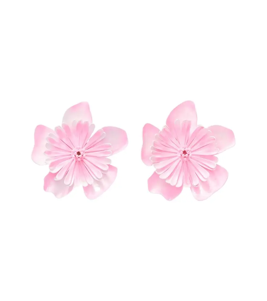 Chloe Chloé Floral clip-on earrings