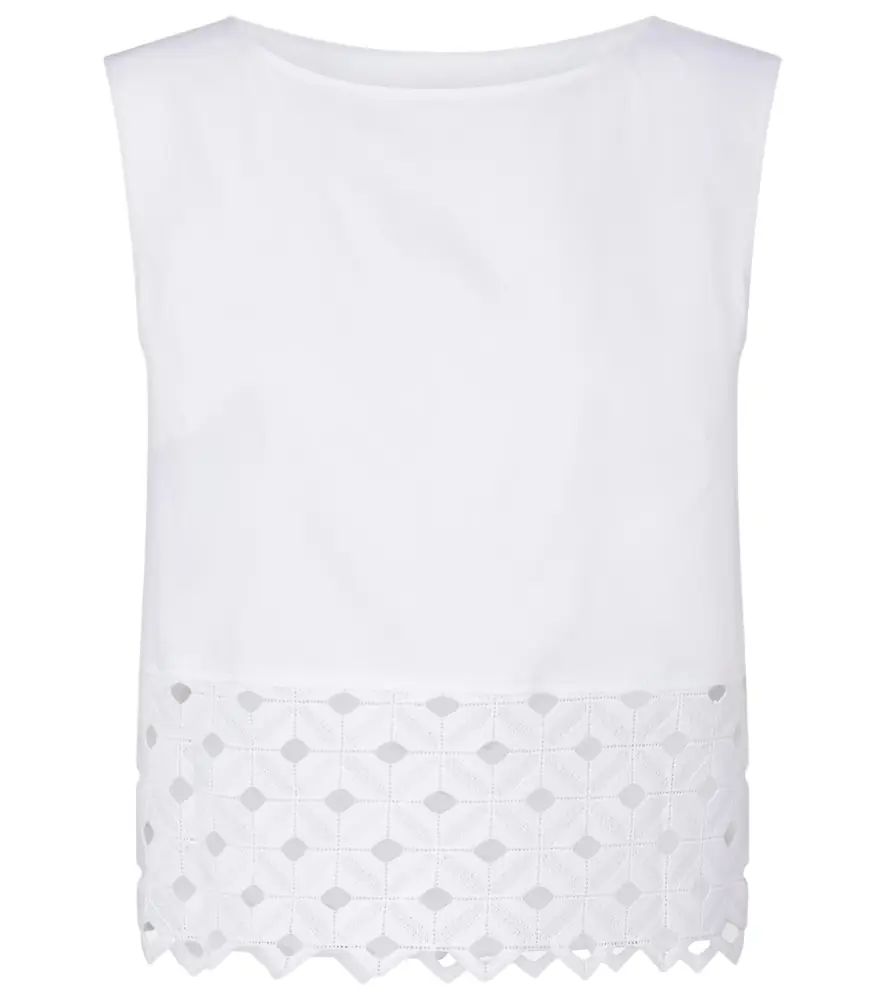 Max Mara Maggio cotton-blend top