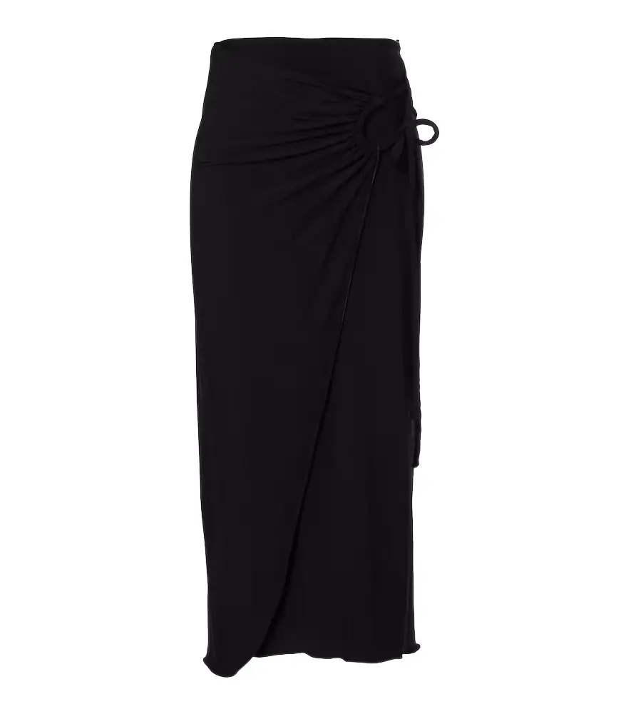 Max Mara Jersey wrap skirt