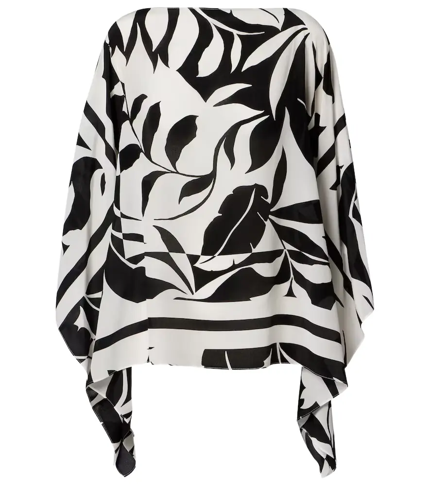 Max Mara Ambuto printed silk blouse