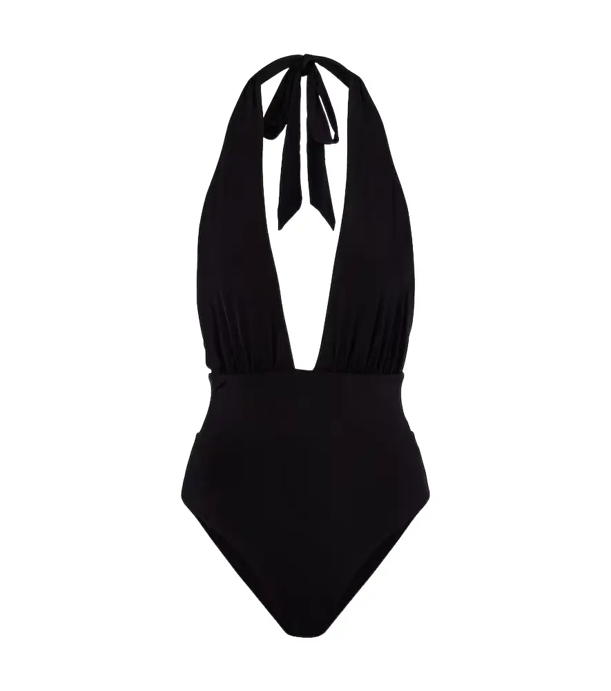 Max Mara Calle halterneck swimsuit
