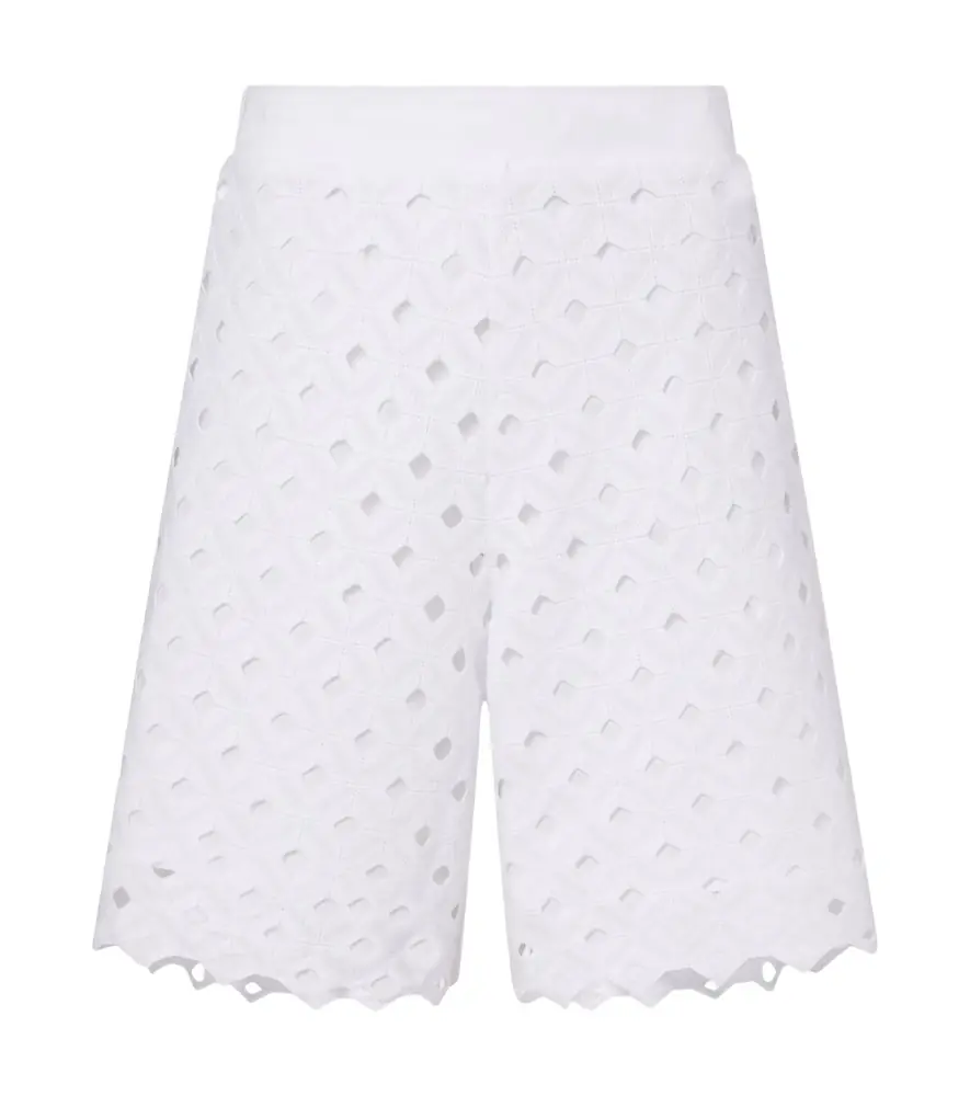 Max Mara Uguale broderie anglaise Bermuda shorts